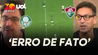 SAÍDA DE BOLA DUPLA DO PALMEIRAS PODE PARAR NO TRIBUNAL? ENTENDA ERRO EM JOGO CONTRA FLUMINENSE