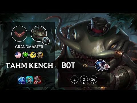 Tahm Kench Bot vs Jinx - NA Grandmaster Patch 12.3