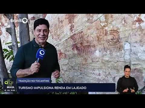Lajeado Tocantins - Figuras rupestres