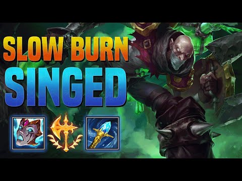 SLOW BURN SINGED - SEASON 15 CHAMPION GUIDE - LEAGUE OF LEGENDS