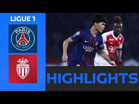 Paris Saint-Germain - Monaco | 1-3 | Highlights | Ligue 1 2025-26 | psg monaco