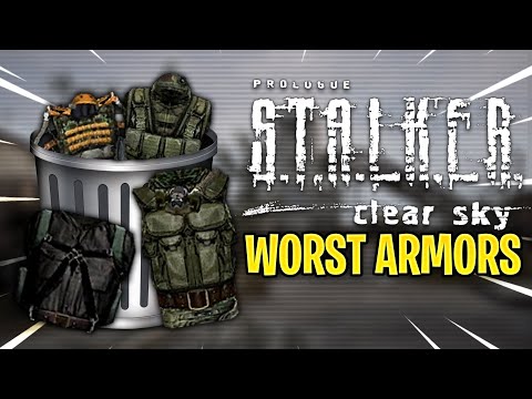 5 WORST ARMORS IN STALKER CLEAR SKY