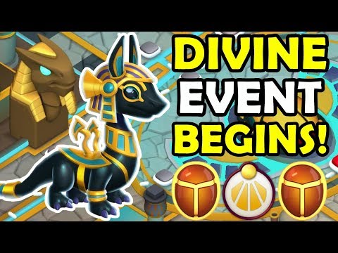 GOLDEN PYRAMID Divine Event Walkthrough! (Chapter 1) Win the Divine ANUBIS DRAGON! - DML #906