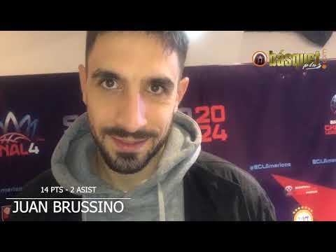 Juan Brussino: "El equipo está con buena gana para la final"