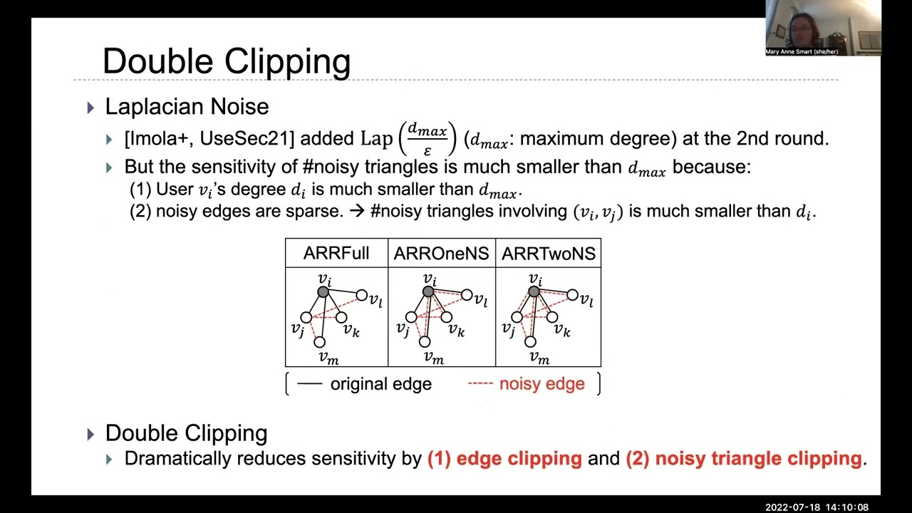 USENIX Security '22 - Communication-Efficient Triangle Counting under Local Differential Privacy