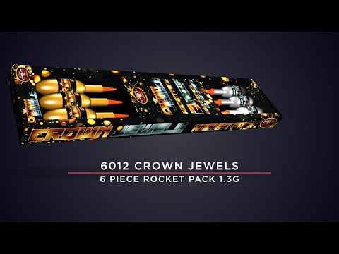 Bright Star Fireworks - 6012 Crown Jewels Rocket Pack 1.3G