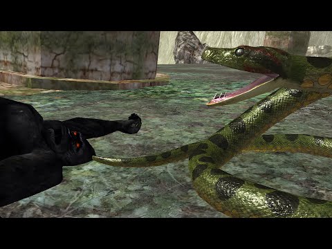 Anaconda VS All Boss - Ultimate Jungle Simulator (By Gluten Free Games) - YouTube