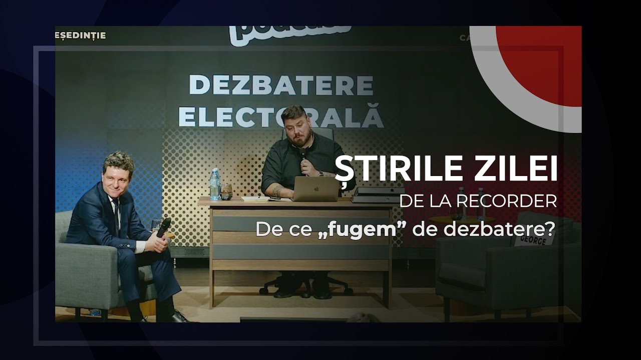 14 MAI 2025. De ce „fugem” de dezbatere?