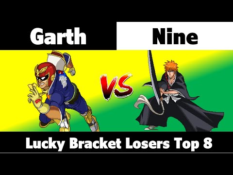 Lucky Bracket: Garth (Captain Falcon) vs Nine (Ichigo) - Losers Top 8