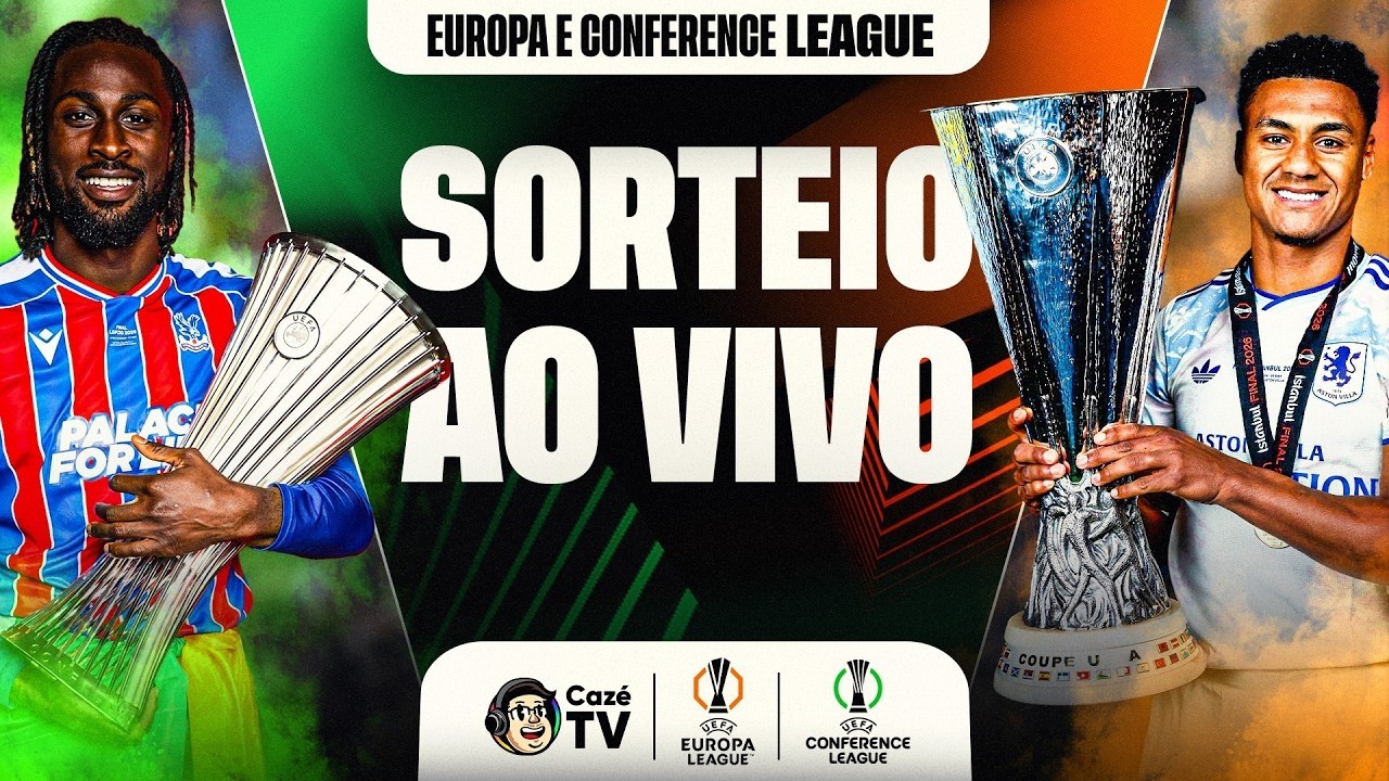 SORTEIO DA FASE DE GRUPOS DA UEFA EUROPA LEAGUE E CONFERENCE LEAGUE 2026/2027