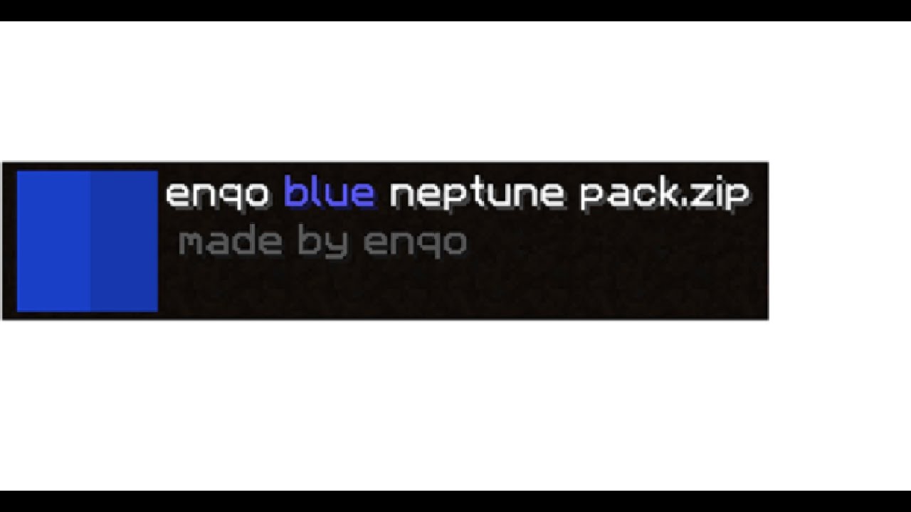 enqo 'BLUE' neptune pack
