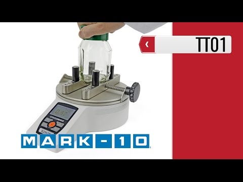 Mark-10 Cap Torque Testers Series TT01 (product video presentation)