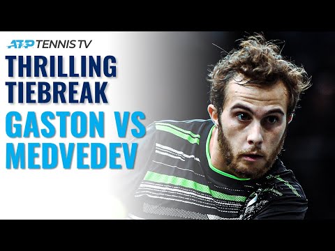 Hugo Gaston vs Daniil Medvedev THRILLING Tiebreak | Paris Masters 2021