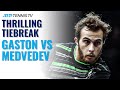 Hugo Gaston vs Daniil Medvedev THRILLING Tiebreak | Paris Masters 2021