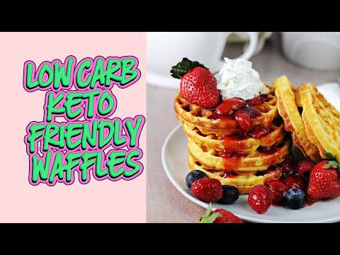 Low Carb Breakfast Waffles: Low Carb and Keto Friendly Chaffles!