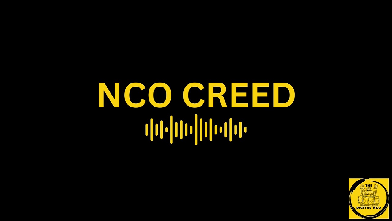 U.S. Army - NCO Creed