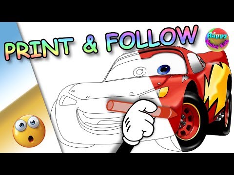 PRINTABLE COLORING FOR KIDS 🚘 CARS 🚗🚕🚛 Lighting McQueen coloring pages