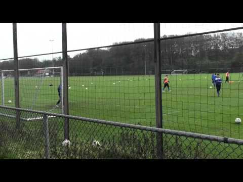 training with SC Telstar