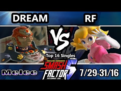 SF5 SSBM - Dream (Ganondorf) Vs. RF (Peach) Smash Melee Top 16