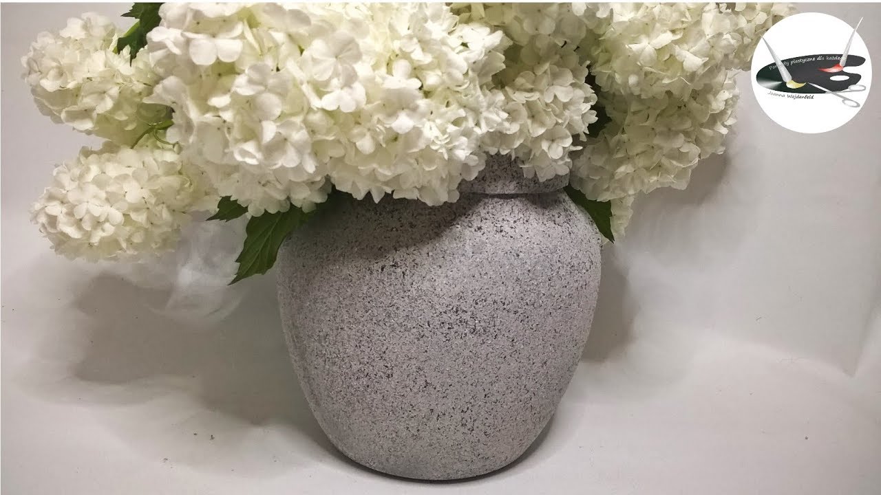 Jak zrobić kamienny wazon lub osłonkę w 5 min - Pomysły plastyczne dla każdego