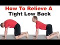 How to Fix A Tight Low Back (DOCTOR EXPLAINS!)