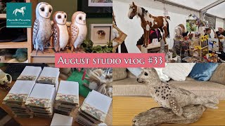 A seal, owls, notepads and meeting Rachel Felts! A month of running my needle felting business