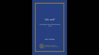 "All's well!": some helpful verse for these dark days of war