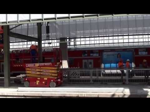 S21 Baustellenfortschritt 31.07.2013 Querbahnsteig