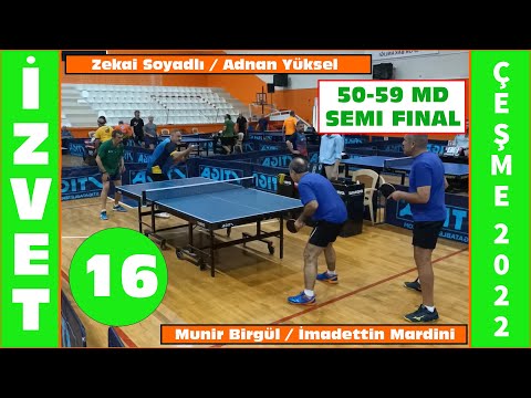 ÇEŞME 2022 | MÜNİR BİRGÜL & İMADETTİN MARDİNİ - ZEKAİ SOYADLI & ADNAN YÜKSEL | 50-59 MD | QF