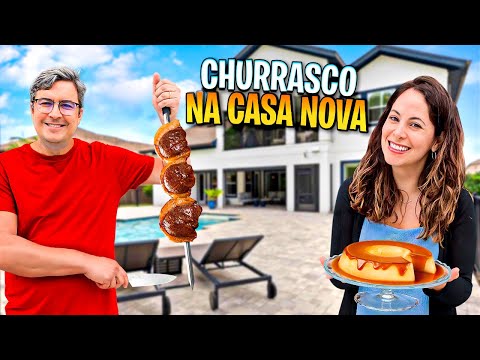 Primeiro Churrasco na Casa Nova - Família Maria Clara e JP