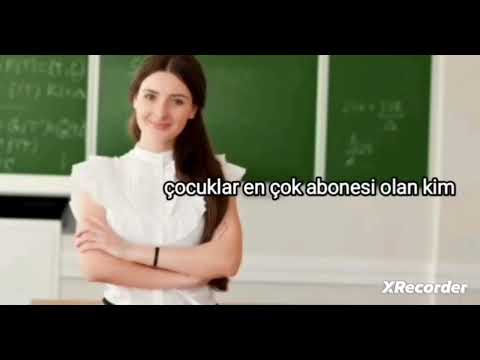 buyrun benim mi şey mi dedin