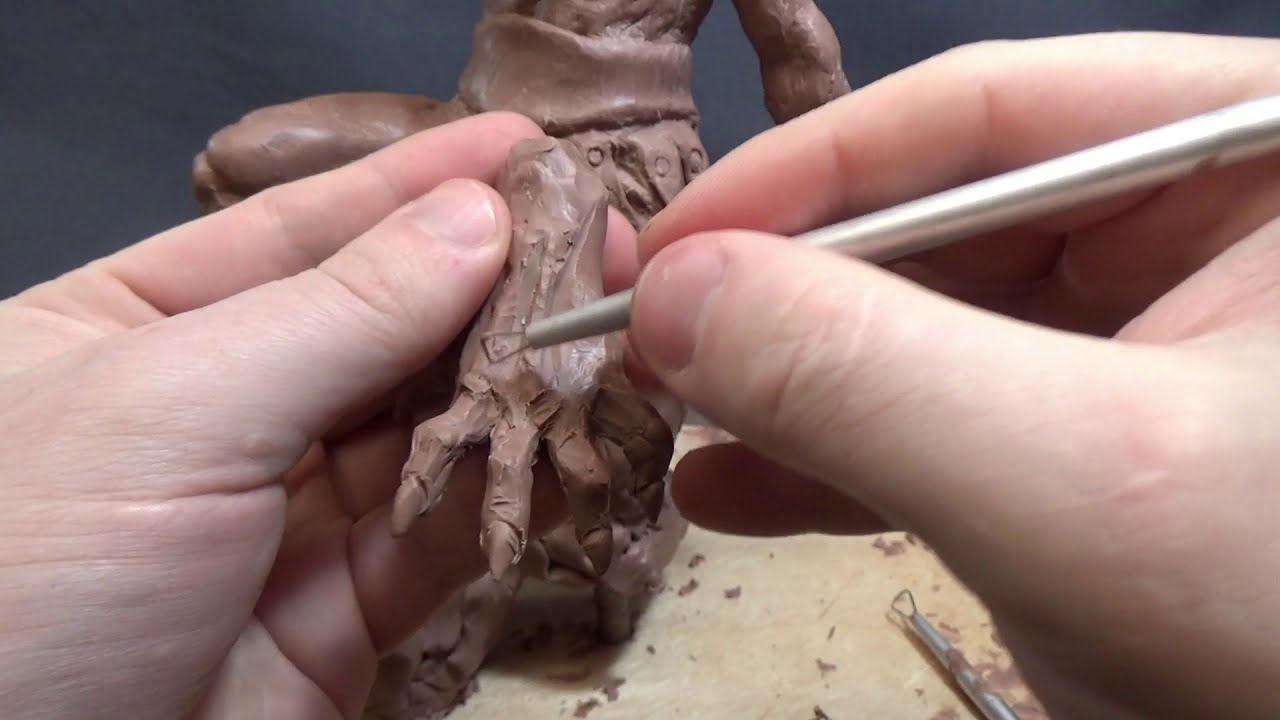 sculpture timelapse beast king by stecca