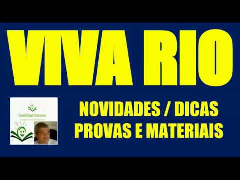 CONCURSO VIVA RIO UPA RJ NOVIDADES PROVAS DICAS MATERIAIS CONCURSO PÚBLICO SELECON PRONTO ATENDIMENT