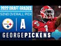 Steelers Draft Receiver with FIRST-ROUND TALENT in George Pickens  | 2022 NFL Draft Grades
