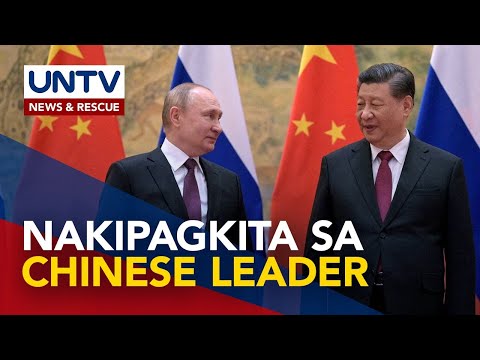 Russian Pres. Vladimir Putin, bumisita sa China para makipagpulong kay Pres. Xi Jinping