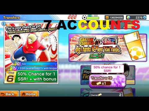 4x40th ANNIVERSARY TRANSFER CAPTAIN TSUBASA DREAM TEAM