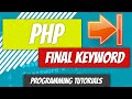 23 Final Class And Methods In Php Oops