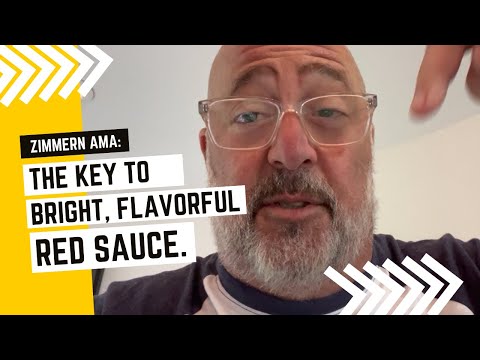 AMA: The Key to a Bright & Flavorful Italian Red Sauce.