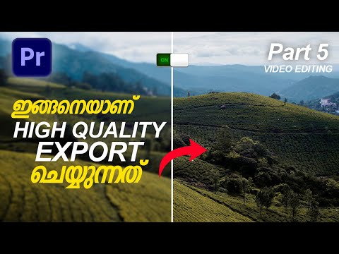 Best Export Setting for Premiere Pro 2025 Malayalam | How to Export Video From Premiere Pro 2025