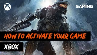 How to activate your game Xbox