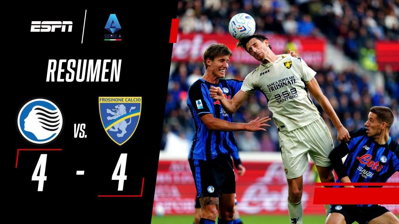 ATALANTA Y FROSINONE JUGARON EL MEJOR PARTIDO DE LA SERIE A | Atalanta 4-4 Frosinone | RESUMEN