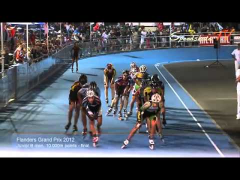 Junior B men, 10.000m points final 1 - Flanders Grand Prix August 10, 2012