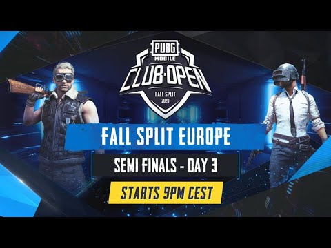 [EN] PMCO Europe Semi Finals Day 3 | Fall Split | PUBG MOBILE CLUB OPEN 2020