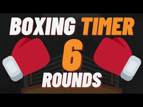 6 Round Boxing Match / Training Timer - 6 x 3min with 1 min Breaks and *CLACKS*