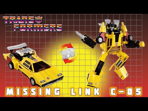 G1 Magnificent Baddie! Transformers Takara Tomy Missing Link C-05 Sunstreaker #transformersg1