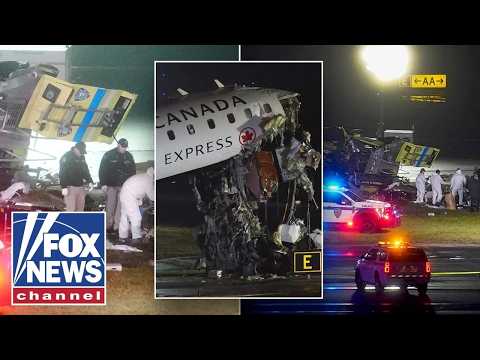 Air Canada pilots 'sacrificed themselves' in DEADLY LaGuardia crash
