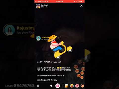 BENJI KROL ENDS LIVE AFTER FANS MAKE HIM UNCOMFORTABLE