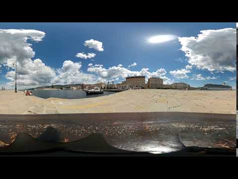 بتقنية ال 360 | ميدان Piazza الأشهر في مدينة Trieste بإيطاليا