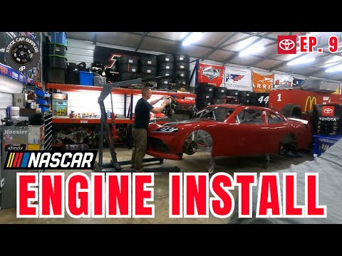 Thumbnail for NASCAR Xfinity Toyota Supra Engine Installation by Toyota, Toyota GR Supra, Car
