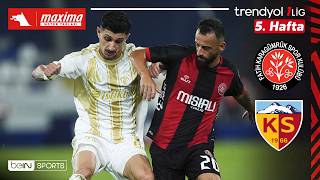 Fatih Karagümrük - Kayserispor | 5. Hafta Maç ÖZETİ | Trendyol 1. Lig 